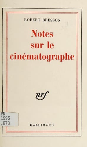 Tapa de Notes sur le cinématographe