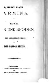 Tapa de Oden und Epoden