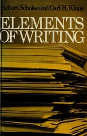 Tapa de Elements of writing