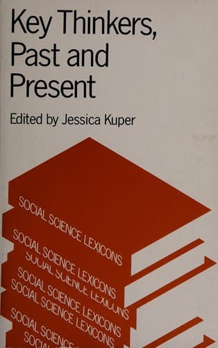 Tapa de Key thinkers, past and present