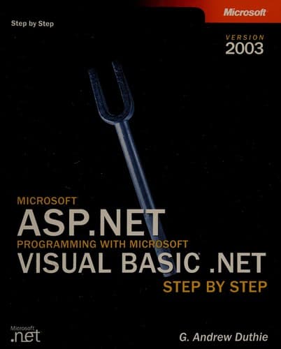Tapa de Microsoft ASP.NET programming with Microsoft Visual Basic .NET step by step