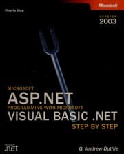 Tapa de Microsoft ASP.NET programming with Microsoft Visual Basic .NET step by step