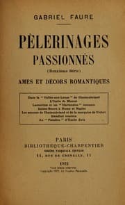 Tapa de Pèlerinages passionnés (2. série)