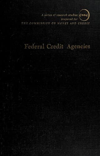 Tapa de Federal credit agencies