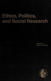 Tapa de Ethics, politics, and social research