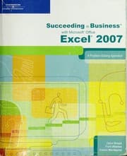 Tapa de Succeeding in business with Microsoft Office Excel 2007