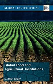 Tapa de Global Food and Agricultural Institutions (Global Institutions)