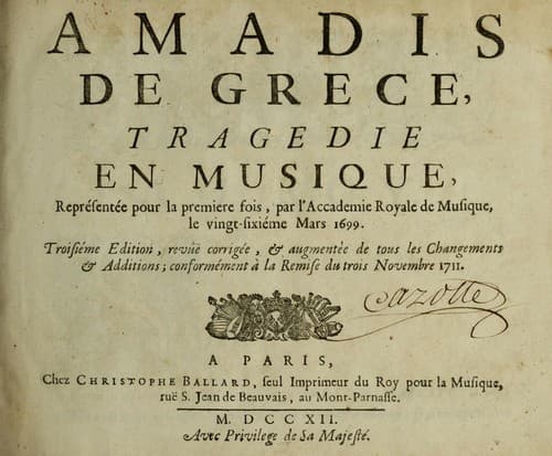 Tapa de Amadis de Grece