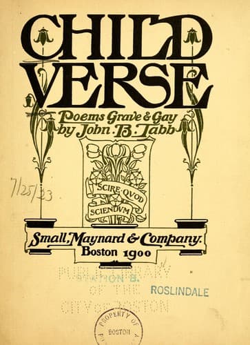 Tapa de Child verse