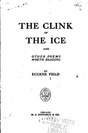 Tapa de The Clink of the Ice: And Other Poems Worth Reading