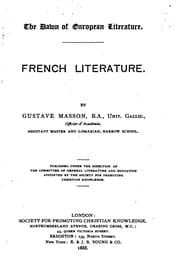 Tapa de French literature