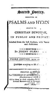 Tapa de Sacred Poetry: Consisting of Psalms and Hymns Adapted to Christian Devotion in Public and ..