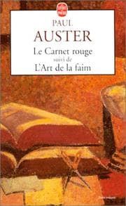Tapa de Le Carnet rouge, suivi de "L'Art de la faim"
