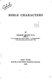 Tapa de Bible Characters