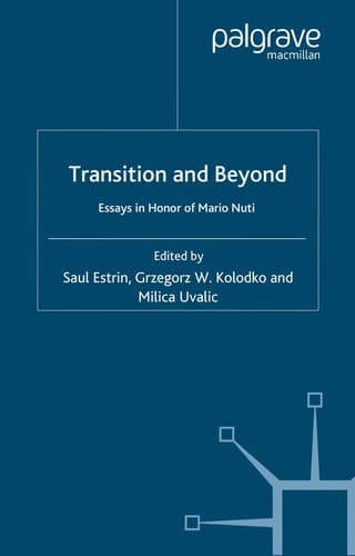 Tapa de Transition and beyond