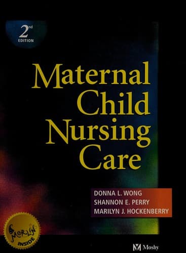 Tapa de Maternal child nursing care