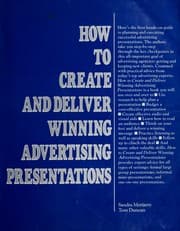 Tapa de How to create and deliver winning advertising presentations