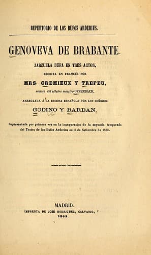 Tapa de Genoveva de Brabante
