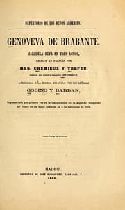 Tapa de Genoveva de Brabante