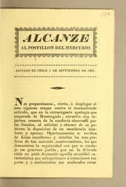 Tapa de Alcanze al postillon del Mercurio