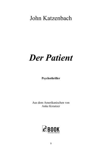 Tapa de Der Patient
