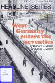 Tapa de West Germany enters the seventies