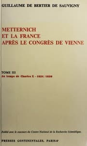 Tapa de Metternich et la France après le Congrès de Vienne