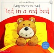 Tapa de Ted in a Red Bed (Easy Words to Read)