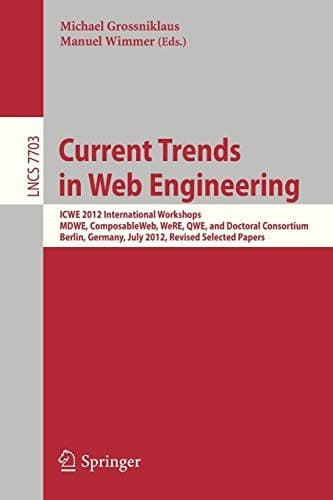 Tapa de Current Trends in Web Engineering