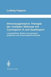 Tapa de Immunsuppressive Therapie der multiplen Sklerose mit Cyclosporin A und Azathioprin