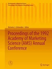 Tapa de Proceedings of the 1992 Academy of Marketing Science  Annual Conference