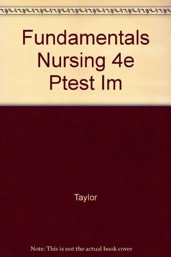 Tapa de Fundamentals Nursing 4e Ptest Im