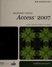 Tapa de New perspectives on Microsoft Office Access 2007