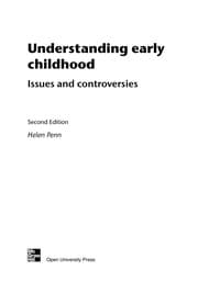 Tapa de Understanding early childhood