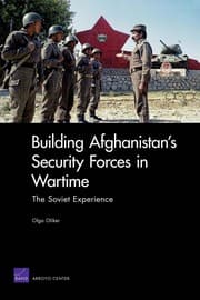 Tapa de Building Afghanistan's security forces in wartime