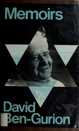 Tapa de Memoirs: David Ben-Gurion