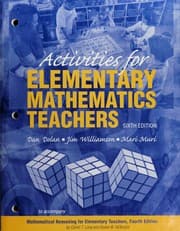 Tapa de Activities for elementary mathematics teachers