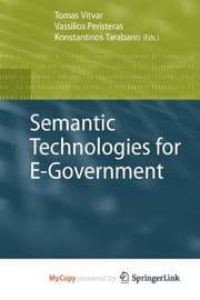 Tapa de Semantic Technologies for E-Government