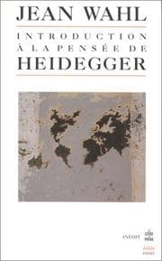 Tapa de Introduction à la pensée de Heidegger
