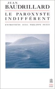 Tapa de Le Paroxyste indifférent