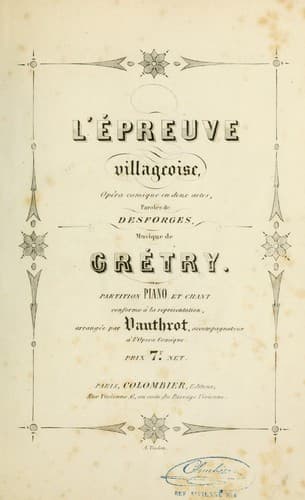 Tapa de L'épreuve villageoise