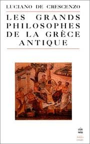 Tapa de Les grands philosophes de la Grèce antique