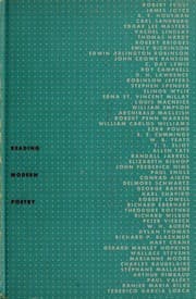 Tapa de Reading modern poetry