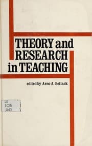 Tapa de Theory and research in teaching