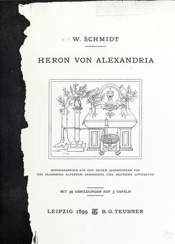 Tapa de Heron von Alexandria