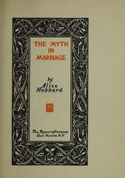 Tapa de The myth of marriage