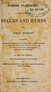 Tapa de Parish Psalmody
