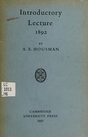 Tapa de Introductory lecture