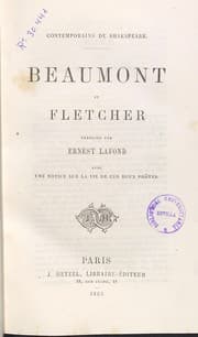 Tapa de Beaumont et Fletcher