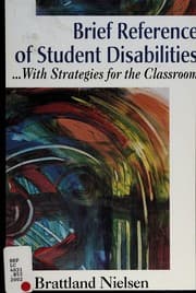 Tapa de Brief reference of student disabilities--with strategies for the classroom